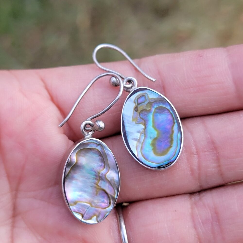 Stunning Solid 925 Sterling Silver Abalone And So… - image 2